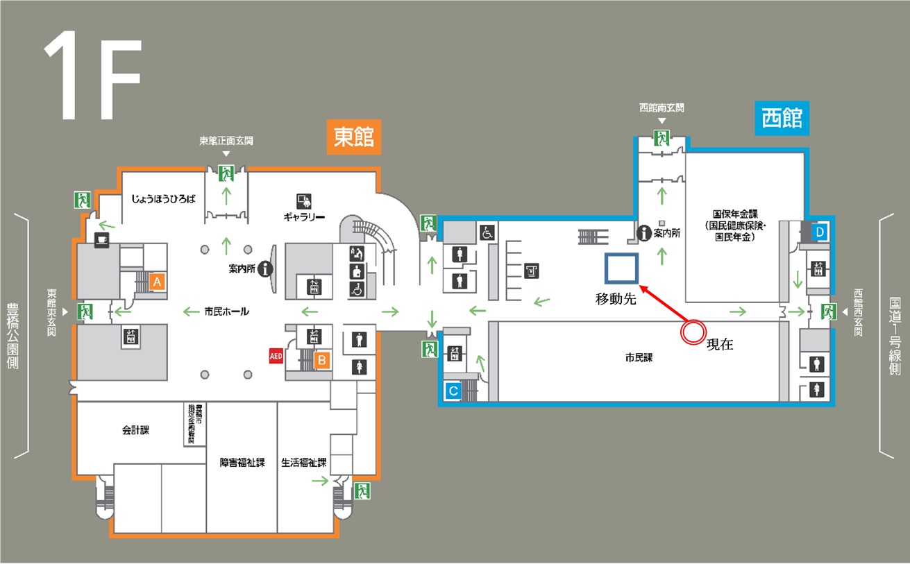 支援コーナー設置場所