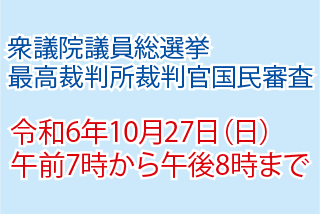 衆議院議員総選挙最高裁判所裁判官国民審査