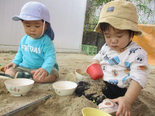 ０歳児の様子