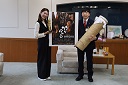 表敬訪問のようす