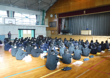 汐川干潟に関する講演会の様子