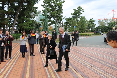 ドイツ連邦共和国総領事ご夫妻歓迎の様子