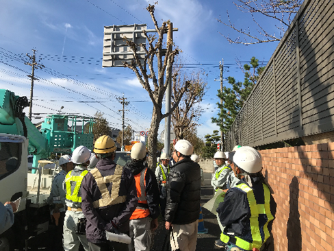 街路樹剪定講習会の様子