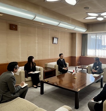 副市長表敬の写真