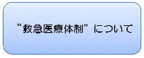 救急医療体制について